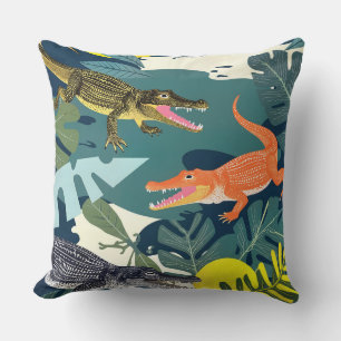 Drei Krokodile Kissen