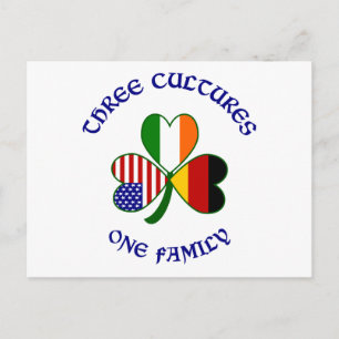 Drei Kulturen Deutsch Postkarte