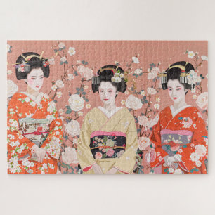 Drei Kyoto Maikos Puzzle