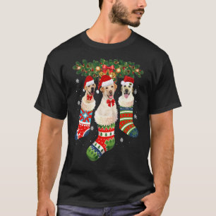 Drei Labrador im Socken-Weihnachten Santa X Mas Hu T-Shirt