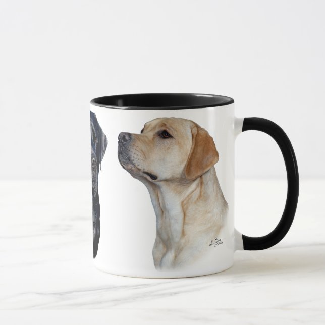 Drei Labrador-Retriever-Tasse Tasse (Rechts)