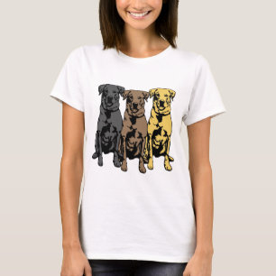 Drei Labrador Retrievers! T-Shirt