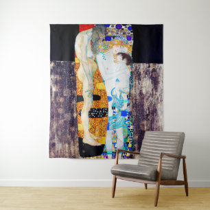 Drei Lebensjahre, Gustav Klimt Wandteppich