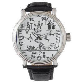 Drei Lebensschichten Armbanduhr
