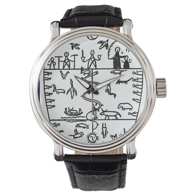 Drei Lebensschichten Armbanduhr (Vorderseite)