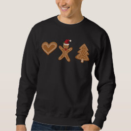 Drei Lebkuchenformen Sweatshirt