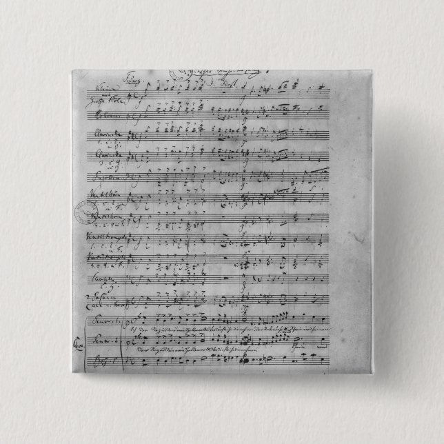 Drei Lieder Button (Vorderseite)