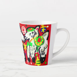 Drei Llamas-Weihnachtsgeschenk-Party Milchtasse