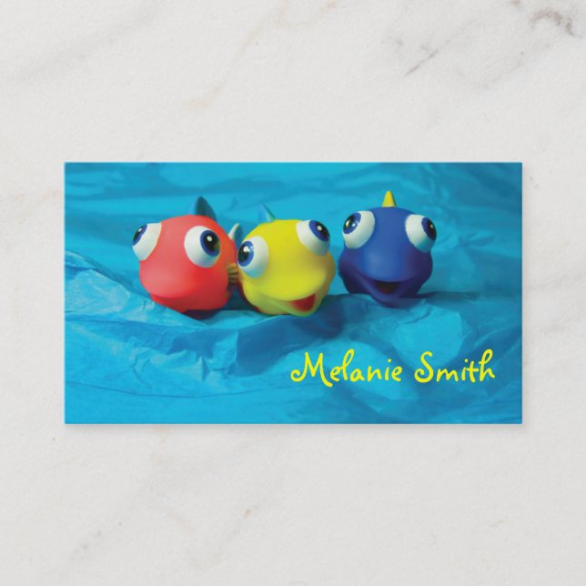 Drei lustige Funny Funny Business Card Visitenkarte (Vorderseite)
