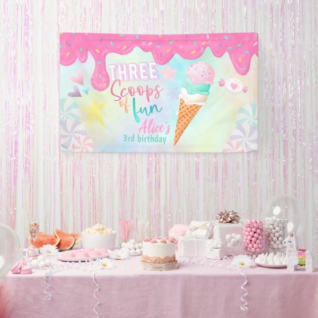 Drei lustige Punkte Banner (Party)