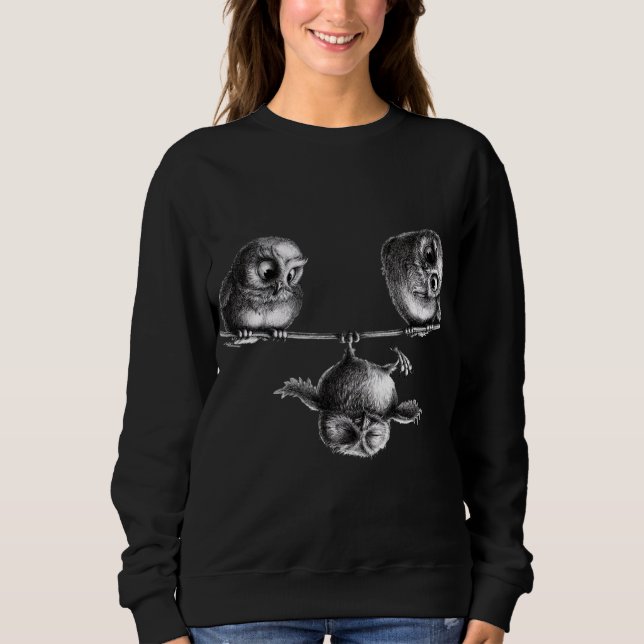 Drei lustige Schwärme - Freiheit und Spaß Sweatshirt (Vorderseite)