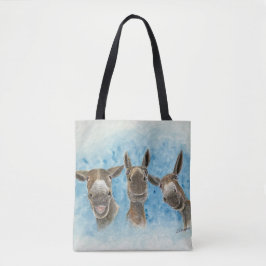 Drei Maulkorbbeutel Tasche