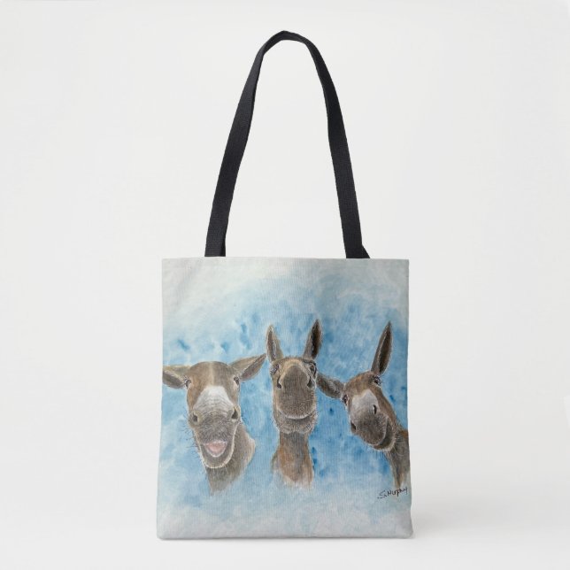 Drei Maulkorbbeutel Tasche (Vorderseite)