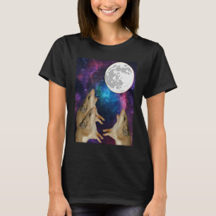 Drei-Maus-Mond mit 3-Maus-Howling und Dead Moo T-Shirt