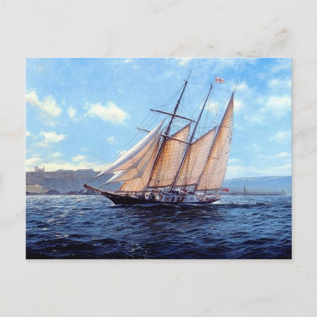 Drei Meister gegen den Wind Postkarte (Vorderseite)