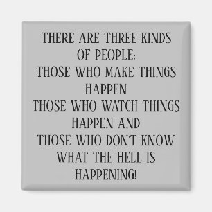 DREI MENSCHEN MAGNET