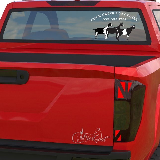 Drei Milchziegen Fensteraufkleber (Von Creator hochgeladen)