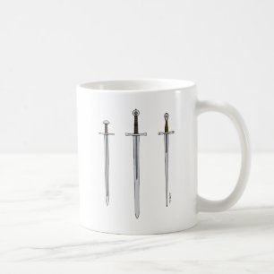 Drei mittelalterliche Schwerter 2016 Kaffeetasse