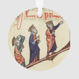 Drei mittelalterliche wisemen Weihnachtsverzierung Ornament