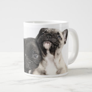 Drei Mops Welpen Jumbo-Tasse