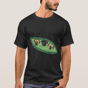 Drei Möpse in einer Hülse T-Shirt