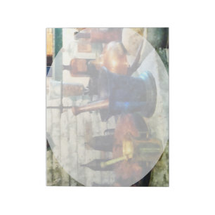 Drei Mortar und Pesta Notizblock