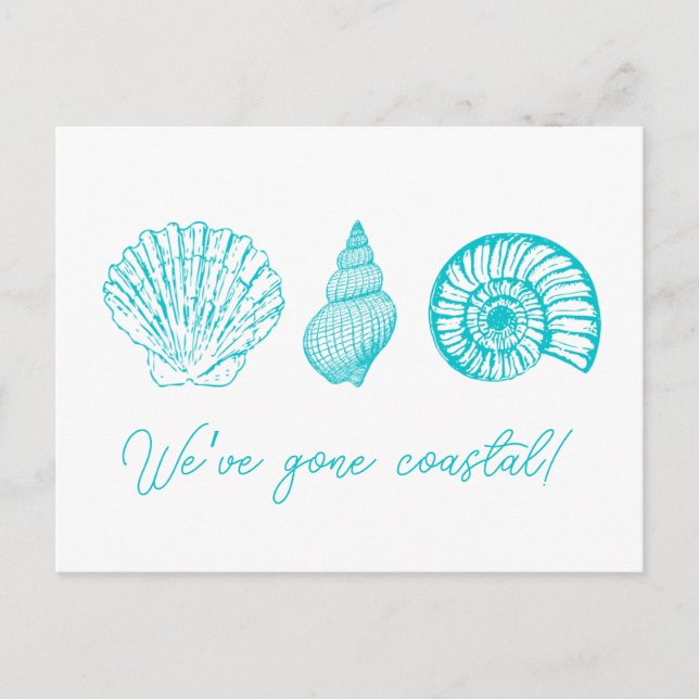 Drei Muschel Änderung der Postkarte (Vorderseite)