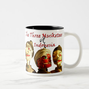 Drei Musketiere Indonesien Zweifarbige Tasse