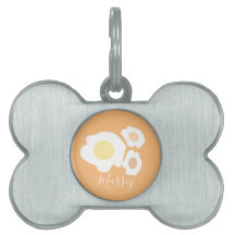Drei Muster Name Pet ID Tag