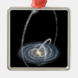 Drei neu-entdeckte Ströme Silbernes Ornament