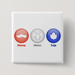Drei niederländische Ikonen Button