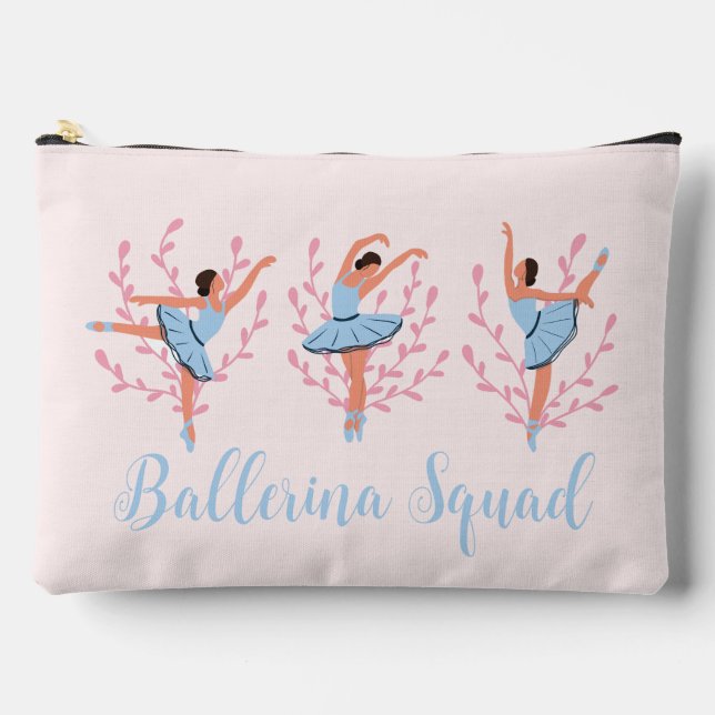 Drei Niedliche Ballerinas Zubehörtasche (Vorderseite)