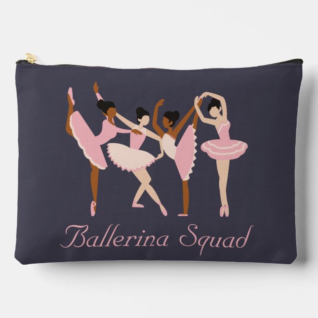 Drei Niedliche Ballerinas Zubehörtasche (Vorderseite)