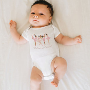 Drei niedliche Ballerinen  Baby Strampler