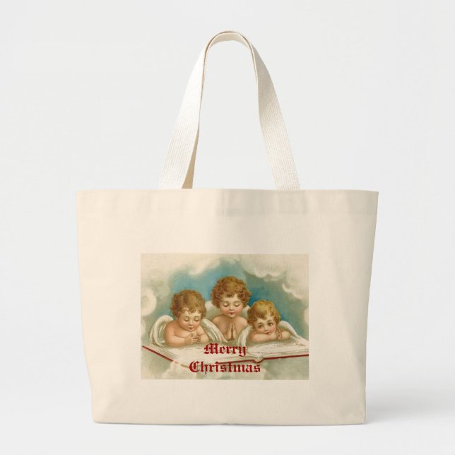 Drei niedliche Betengel Tote Tasche (Vorne)