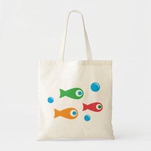 Drei Niedliche Fische Tragetasche