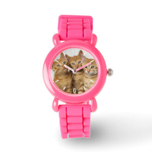Drei Niedliche Ginger Cat Kittens Together - Armbanduhr
