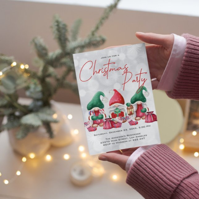 Drei Niedliche Gnome Einladung (Von Creator hochgeladen)