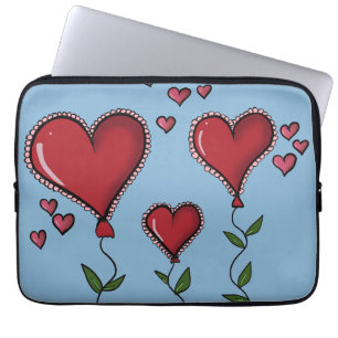 Drei Niedliche Herzen Laptopschutzhülle