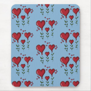 Drei Niedliche Herzen Mousepad