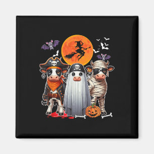 Drei Niedliche Kühe Cosplay Pirate Boo Mummy Hallo Magnet