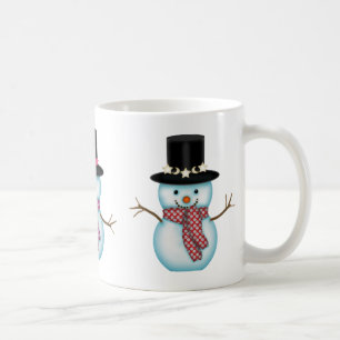 Drei Niedliche Schneemänner Weihnachts-Tasse Kaffeetasse