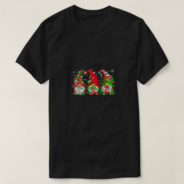 Drei Nomaden Männer Frauen Buffalo Kariert Red Chr T-Shirt (Design vorne)