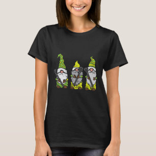 Drei Nordic Gnomes Lacrosse Tomte Lax Spieler Männ T-Shirt