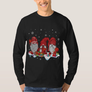 Drei nordische Gnome Winter Christmas Basketball L T-Shirt