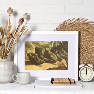 Drei Paar Schuhe von Vincent van Gogh Poster