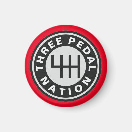 DREI PEDAL NATION Magnet