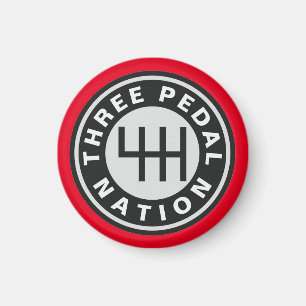 DREI PEDAL NATION Magnet