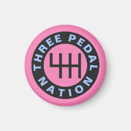 DREI PEDAL NATION Magnet