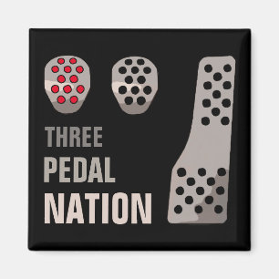 DREI PEDAL NATION Magnet